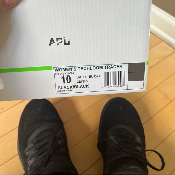 APL Techloom Tracer Running Shoes Womens Size 10 Black Athletic Sneakers - Picture 10 of 10